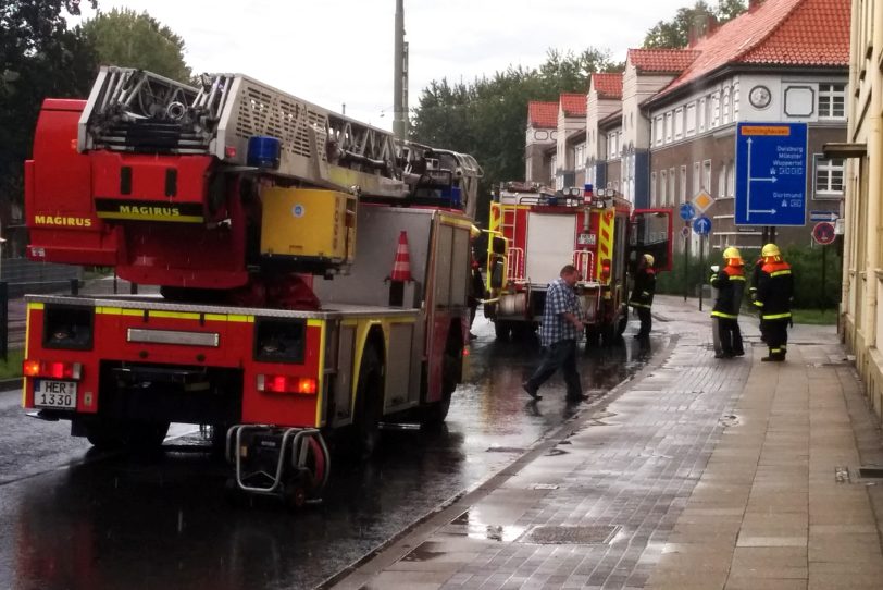 Feuerwehr-Einsatz am Westring.