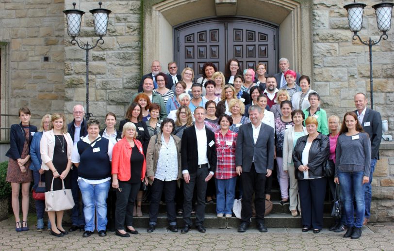 Die Jubilare und Teilnehmer des Johanneswerk.
