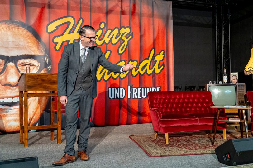 Gastspiel der Theaterproduktion Show Werk im Mondpalast: 'Heinz Erhardt und Freunde'.