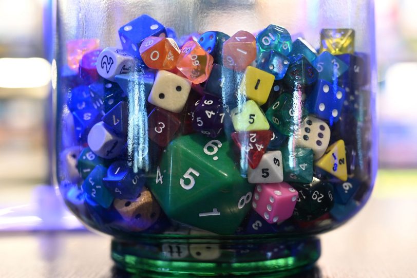 Beim Spielewahnsinn kamen alle Arten von Würfeln zum Einsatz.
