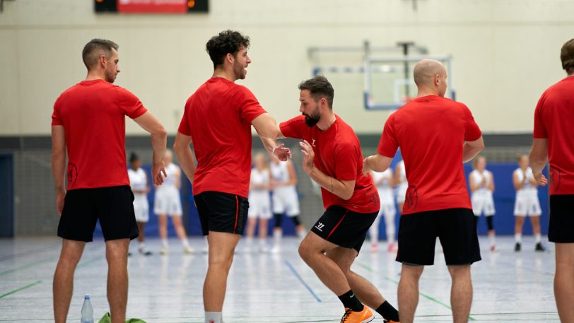 HTC Basketballerinnen spielen gegen die HEV Miners ein lockeres Basketballspiel am Mittwoch (8.9.2021). Die Basketballerinnen gewannen 39:33.