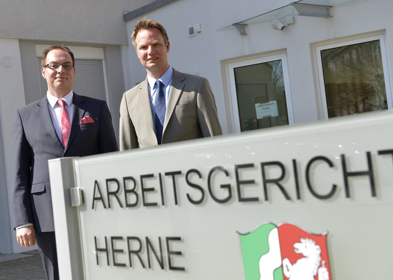 v.l. Dr. Sascha Dewender, Stefan Kröner.