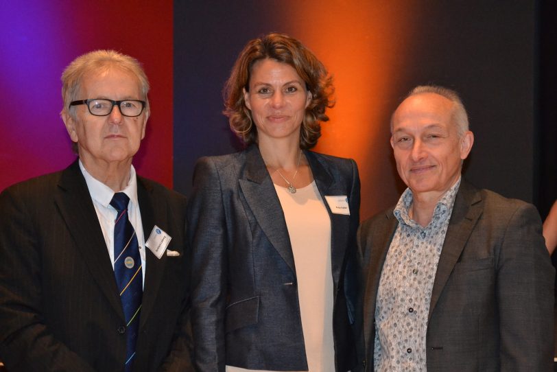 v.l. Burkhard Ladewig, Anke Feller, Joachim Lehmann (LSB-Referatsleiter Marketing u. Kommunikation.