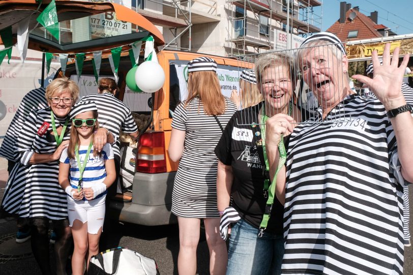 Rund 4.000 Aktive formierten sich am Eickeler St. Jörgens Platz zum Festumzug der Cranger Kirmes 2018.