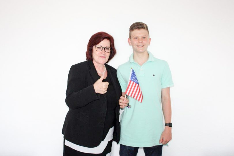 v.l. Ingrid Fischbach, Timo Marquardt.