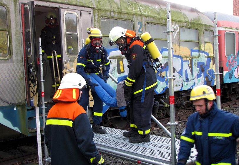 THW und Feuerwehr probten den Ernstfall.