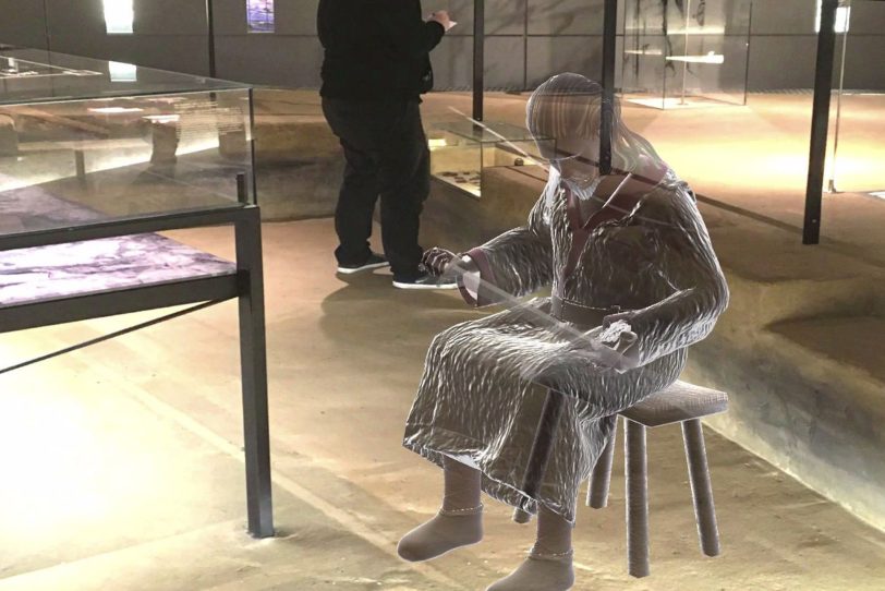 Inmitten der Dauerausstellung erscheinen plötzlich