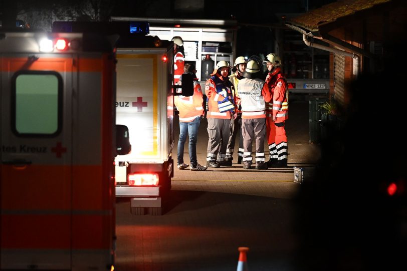 DRK-Übung am Bahnhof Gysenberg