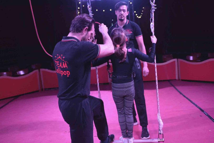 Zirkus Projektwoche an der Kolibri Schule.