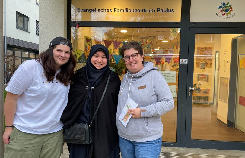 Die Islamische Gemeinde in Röhlinghausen unterstützt das Ev. Familienzentrum Paulus in Dortmund.