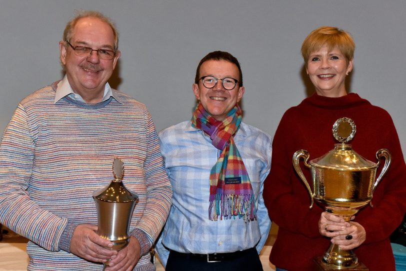 Als Vereinsbeste konnte RSG-Vorsitzender Klaus Spiekermann (M.) Gerd Glowacki (l.) und Julika Gang (r.) ehren.