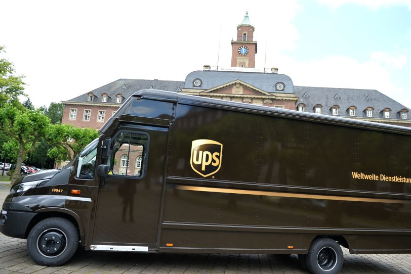 UPS und die E-Scooter-Firma