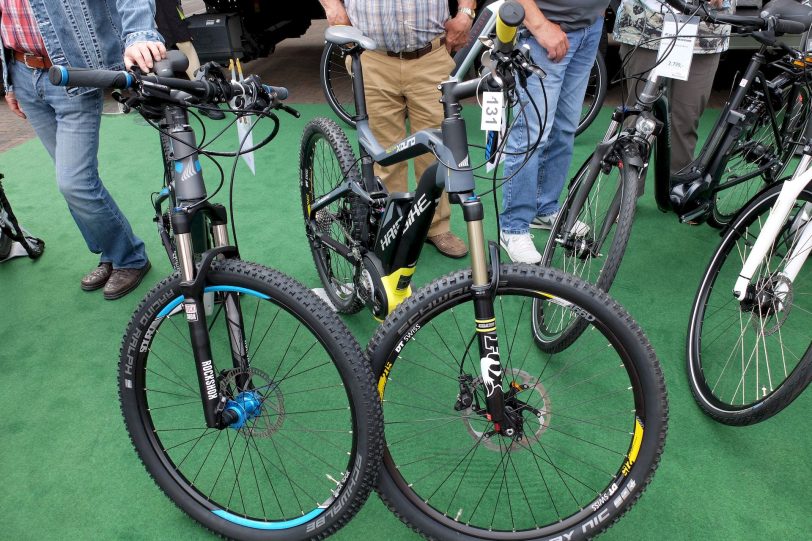 Impressionen von der ersten E-Bike Messe e:Motion auf Zeche Ewald.
