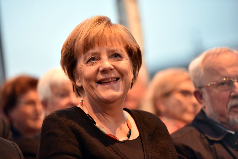 Bundeskanzlerin Dr. Angela Merkel bei der Feier zum 25. Jahrestag der Deutschen Einheit in Berlin.