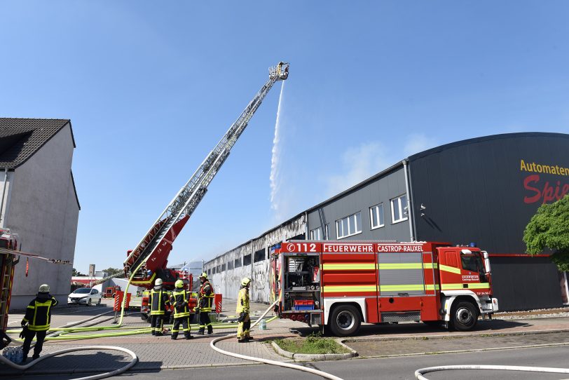 Einsatz der Feuerwehr an der Kinderwelt