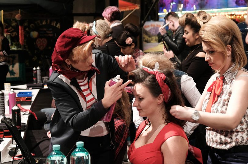 Hauptsache die Haare liegen.