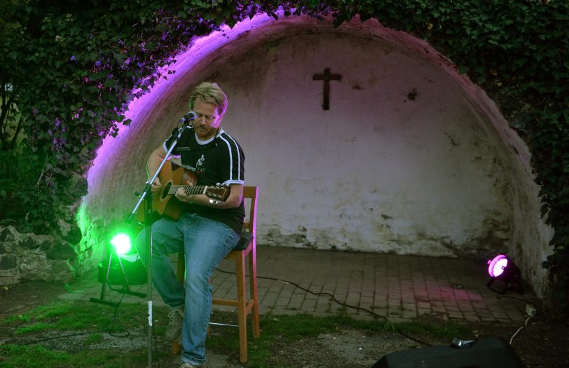 Kellerkind.rock spielte in den Vergangenheit in der Musikmuschel.