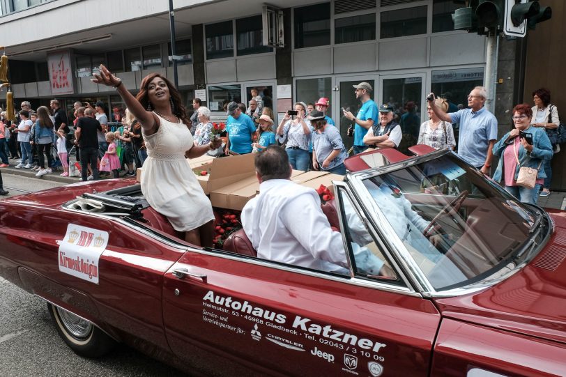 Der Start des Kirmes Umzugs 2019 in Eickel.