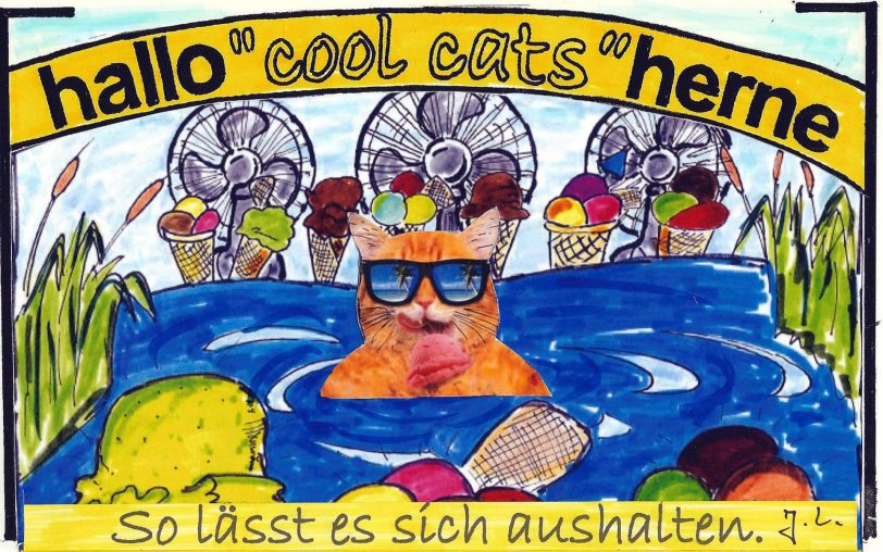 cool cats mögen Eis.