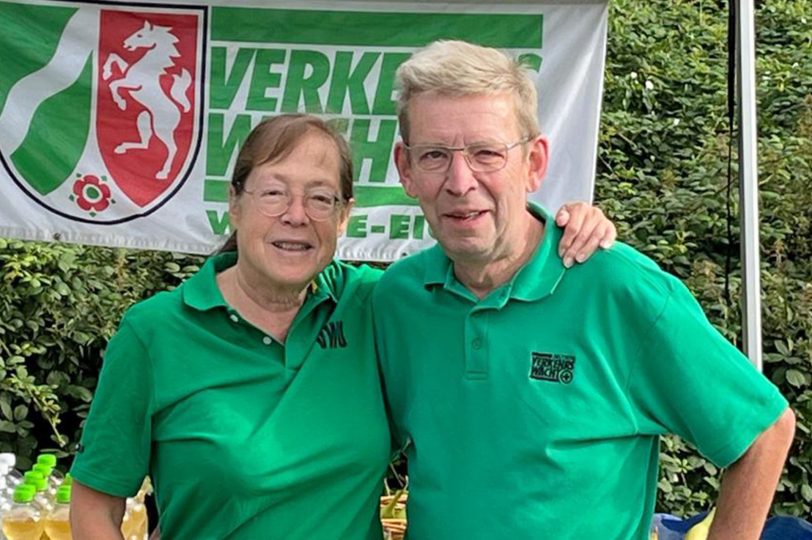 10. Golfturnier „Verkehrswacht Open“: VW-Vorsitzenden Heinz Hendricks zusammen mit seiner Frau.