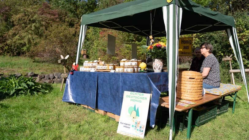 Beim Umwelt- und Familienfest an der Biologischen Station präsentierten sich am Sonntag (25.9.2022) rund 20 Verbände und Vereine.