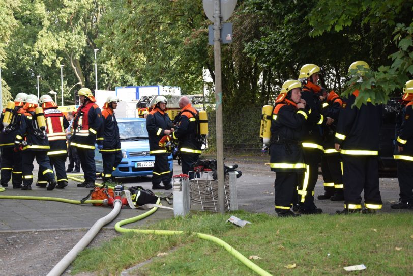 Brand an der Dorstener Straße.