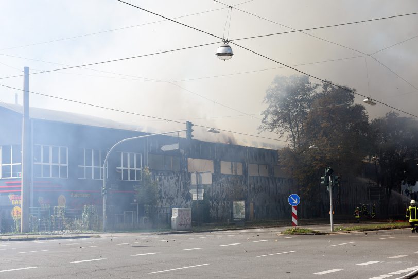 Einsatz der Feuerwehr an der Kinderwelt