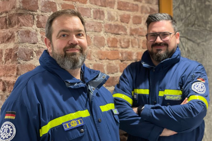 Das neue Führungsteam des THW Wanne-Eickel: (v.li.) Ralf Bruns und Maik Rehkamp.