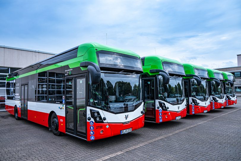 Fünf weitere Brennstoffzellenbusse gehen für die Vestische auf Linie.