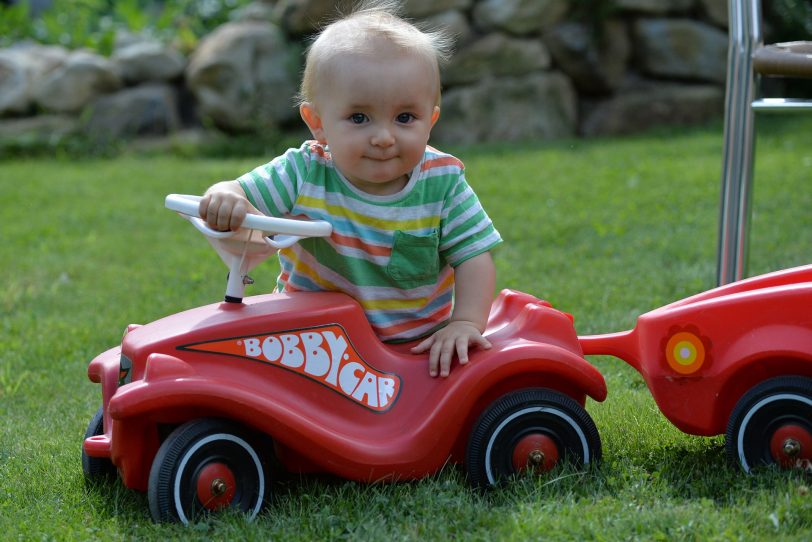 CDU bietet Bobby-Car-Rennen für die Kleinsten -ja, nur für die..