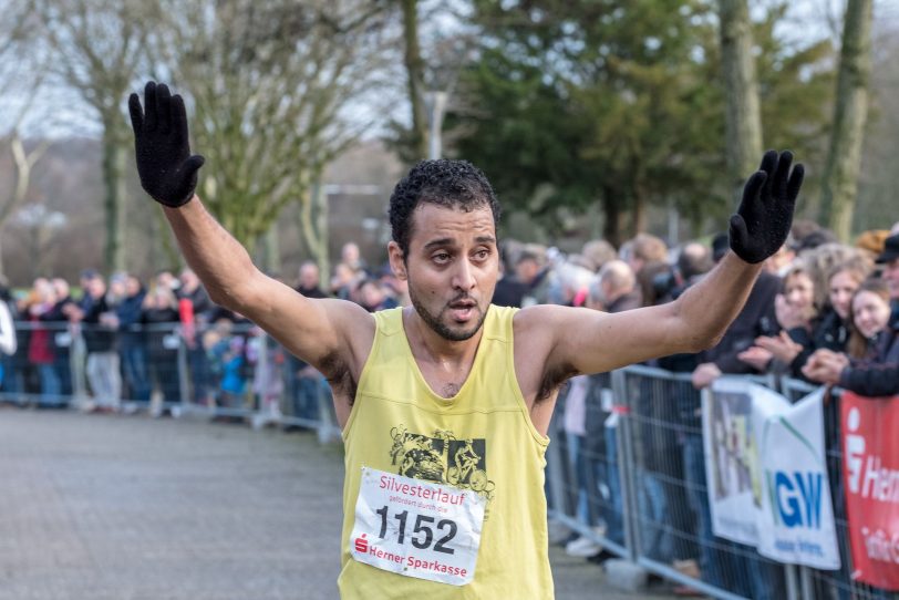 Hauptlauf des 40. Herner Silvesterlauf.