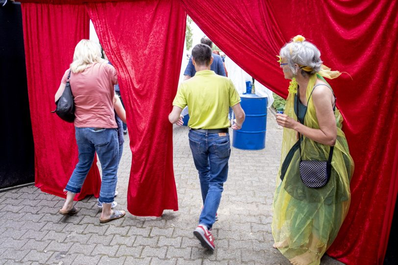 „Kuriosum“: Nachmittagsvorstellung beim Familiencircus Schnick-Schnack in Herne (NW), am Donnerstag (20.06.2019).