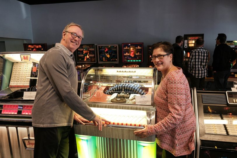 Musikboxenverein: Joseph Wilhelm und Petra Reutter 2017.