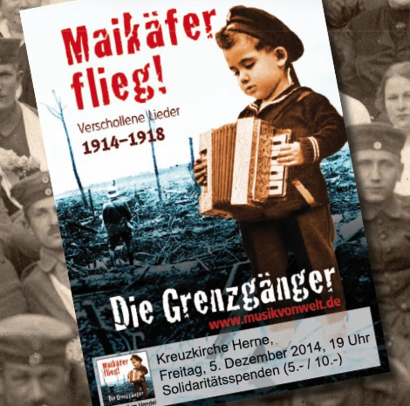 Konzert Flyer für Kaiser, Krieg und Kohldampf