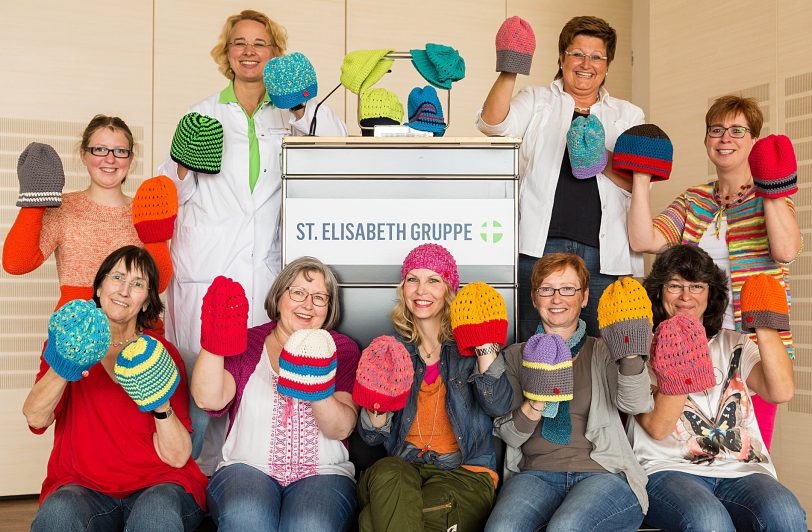 hinten v.l.: Louisa Steinbock, Dr. Dorothee Drüppel, Martina Kräling, Mechthild Steinbock; vorne v.l.: Angela Palm, Marianne Kubas, Christiane Pflicht, Gerlinde Kurth und Iris Preuß