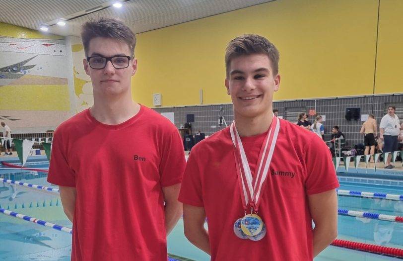 Auf dem Foto zu sehen: Ben Harbecke (links) und Sammy Pericic (rechts).