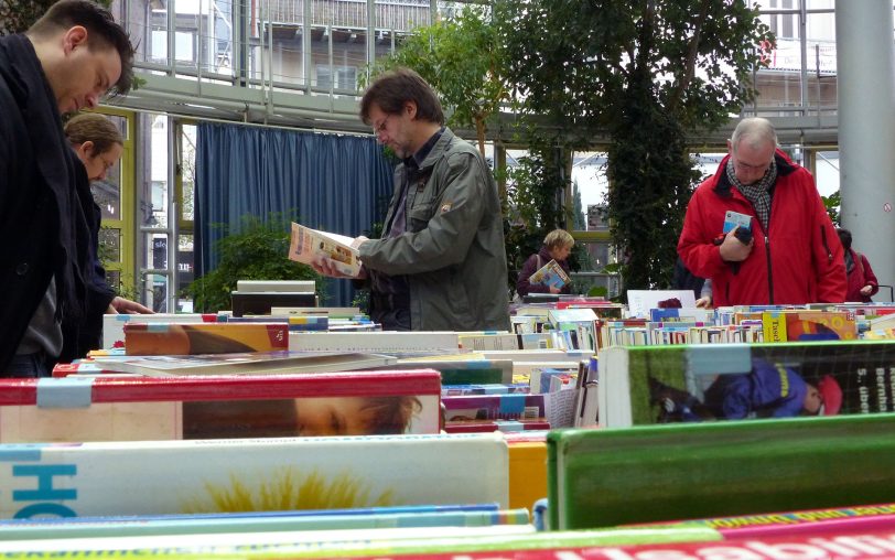 Büchertauschbörse.
