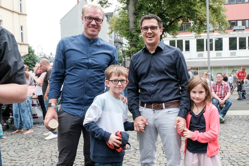 Der Start des Kirmes Umzugs 2019 in Eickel.