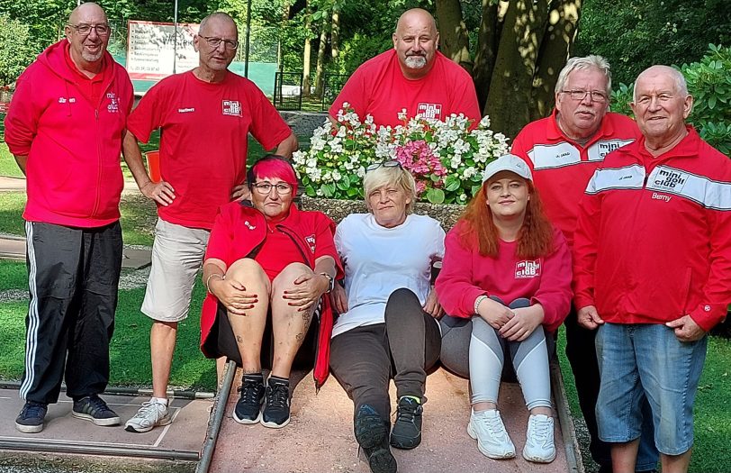 Die erfolgreichen Minigolfer.