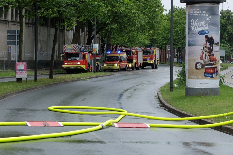 Der Brand im Hauptbahnhof Wanne-Eickel.
