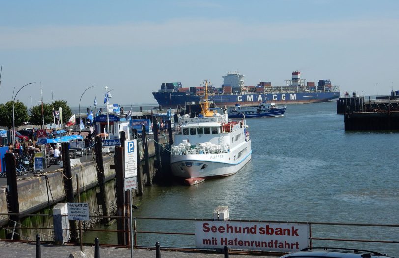 Der Hafen in Cuxhaven.