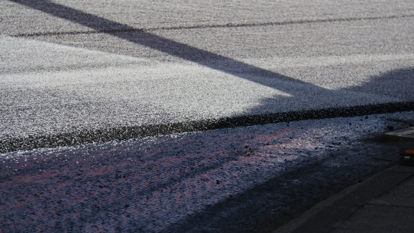 Die Fahrbahnerneuerung an der Rathausstraße.