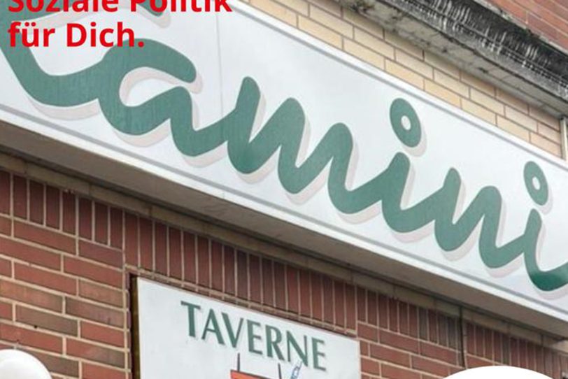 Die SPD lädt in Taverne Kamini in Eickel ein.