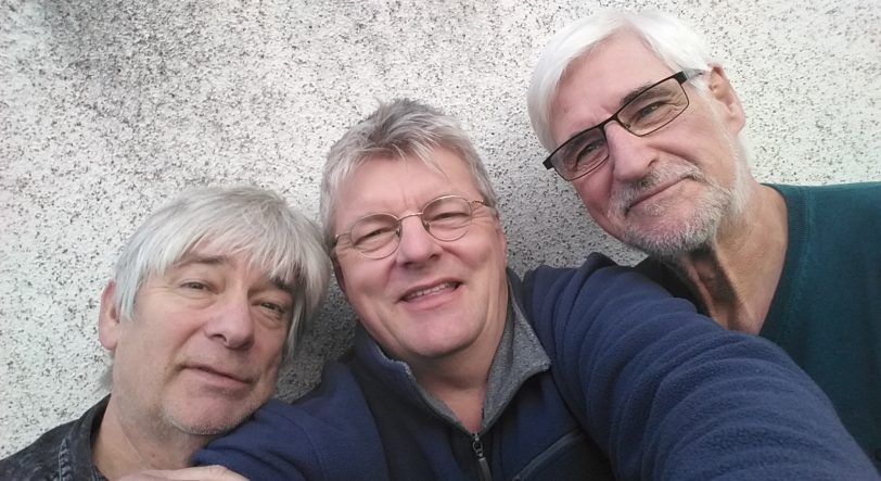 vl. Reinhold Skreba, Michael Völkel und Hans-Jürgen Goerick