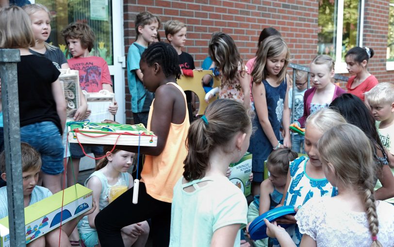 In der Katholischen Grundschule Bergstraße.