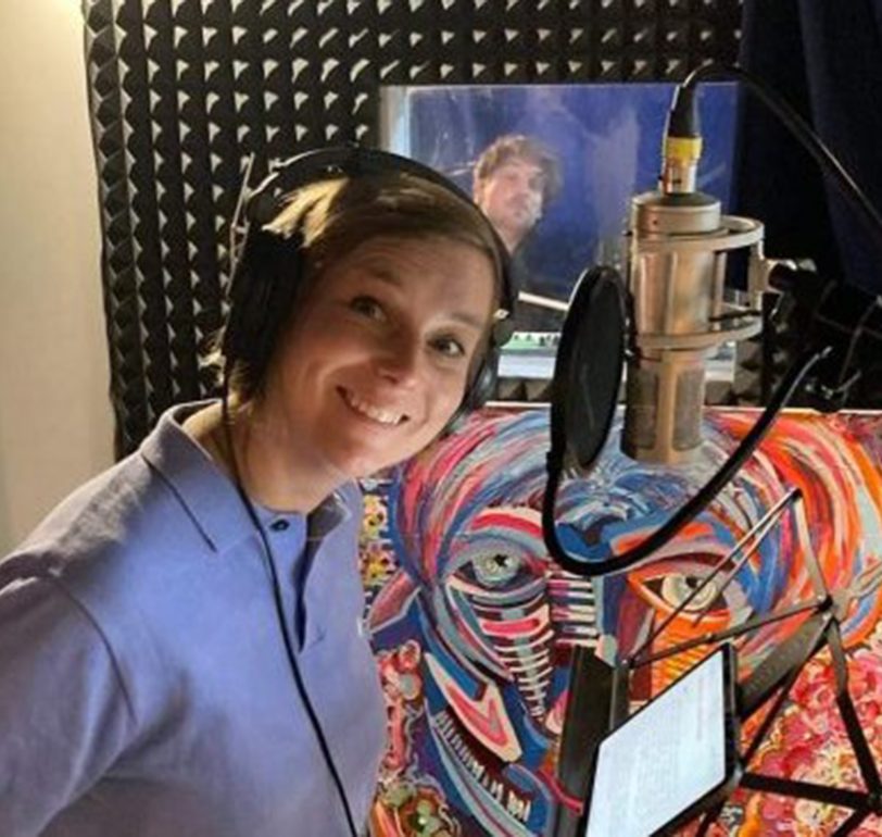 Maja und Till Beckmann im Herner Tonstudio „Z-Muzik“ von Sebastian Maier.
