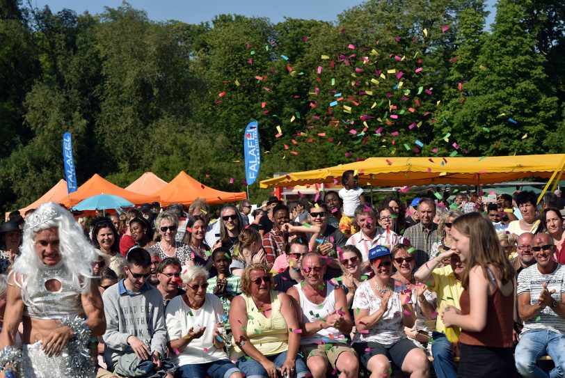 Kunstmarkt im Hertener Schlosspark.