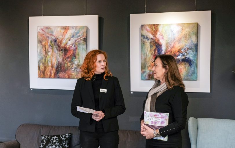 v.l. Melanie Solbach, Brigitte Waldschmidt.