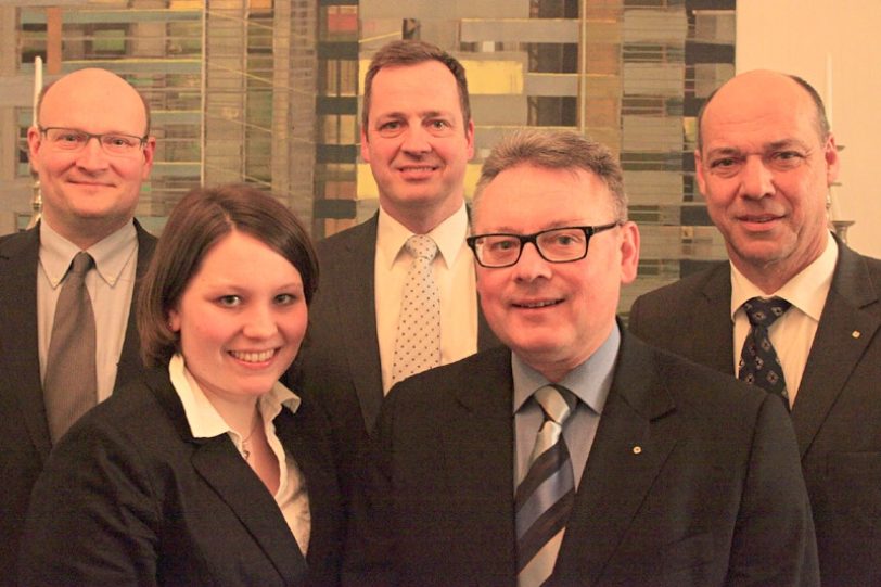 Martin Weber-Schmitz, Sonja Hülsmann, Claus Röttsches, Lothar Przybyl und Thomas Kaiser (v.l.)