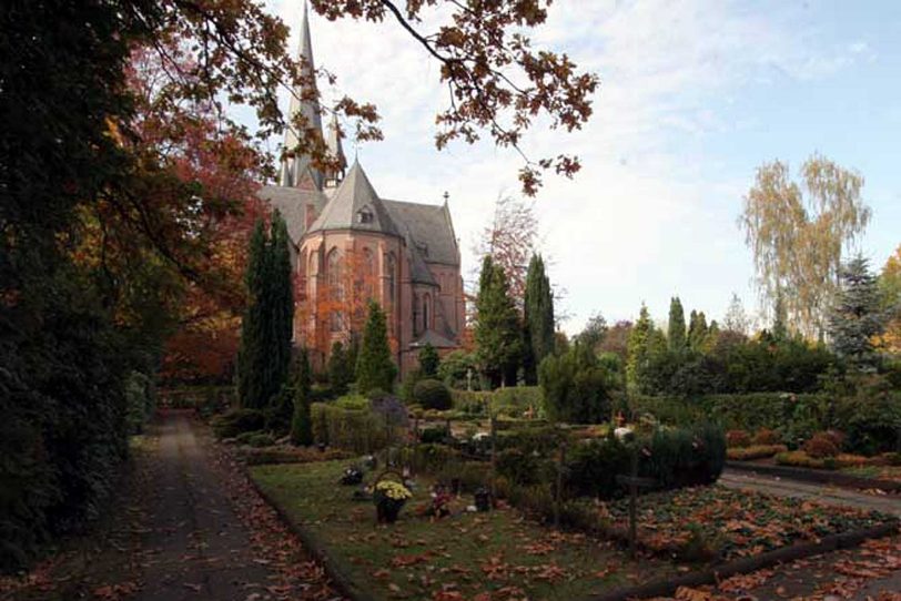 Der Friedhof St. Peter und Paul.